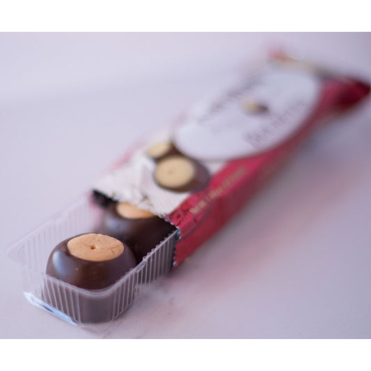 18, 3-Pack Bars of Homemade Candy Buckeyes.