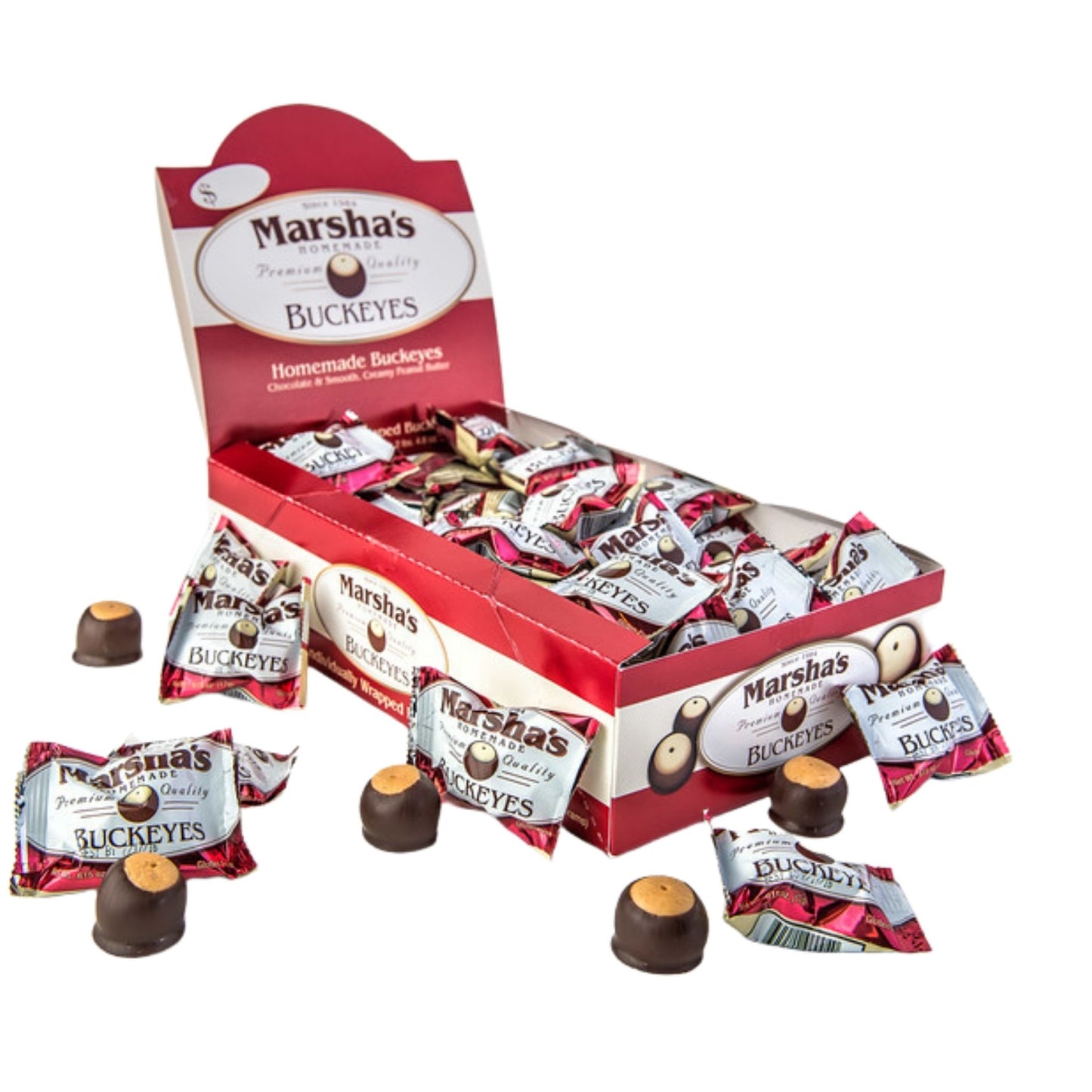 60, Individually Wrapped Homemade Candy Buckeyes