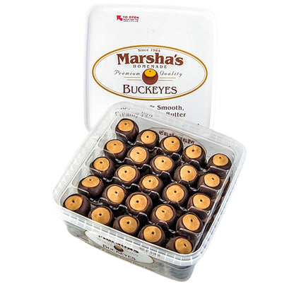 50 Pack Party Tub of Homemade Candy Buckeyes.